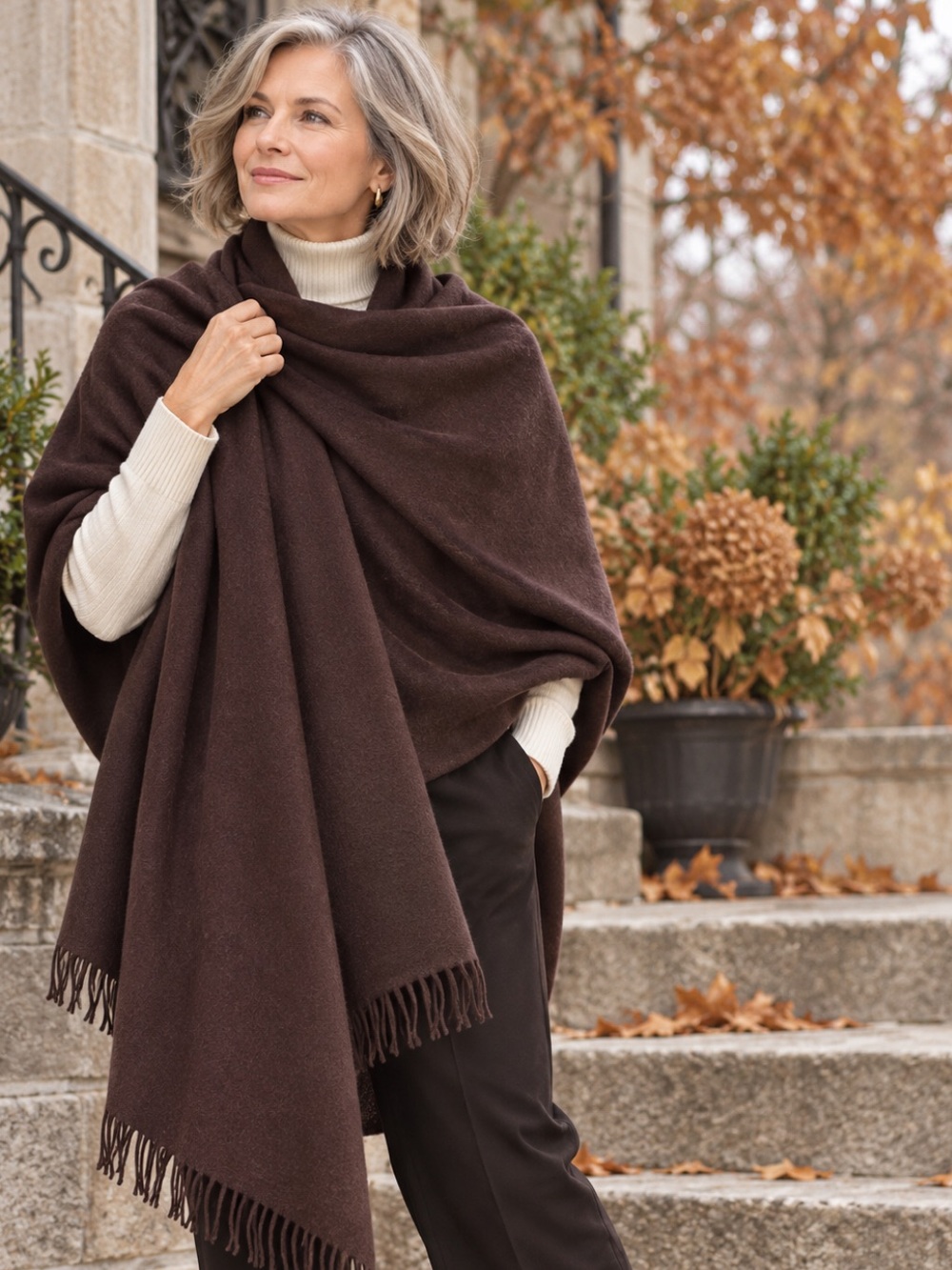 LAMBSWOOL UNISEX WRAP